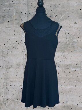 One Clothing Women’s Black Skater Dress (1228)